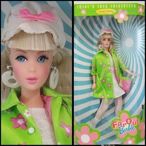 NRFB Vintage 1999 Far Out® 60's Barbie® Doll Flower Power